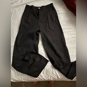 Love Tree Black linen pants